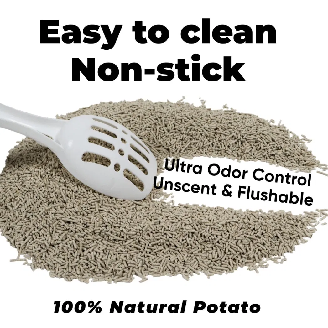 Free Sample Factory High Quality Fast Delivery Strong Clumping Biodegradable Flushable Low Dust Natural Plant Based No Additive Scents Cat Litter