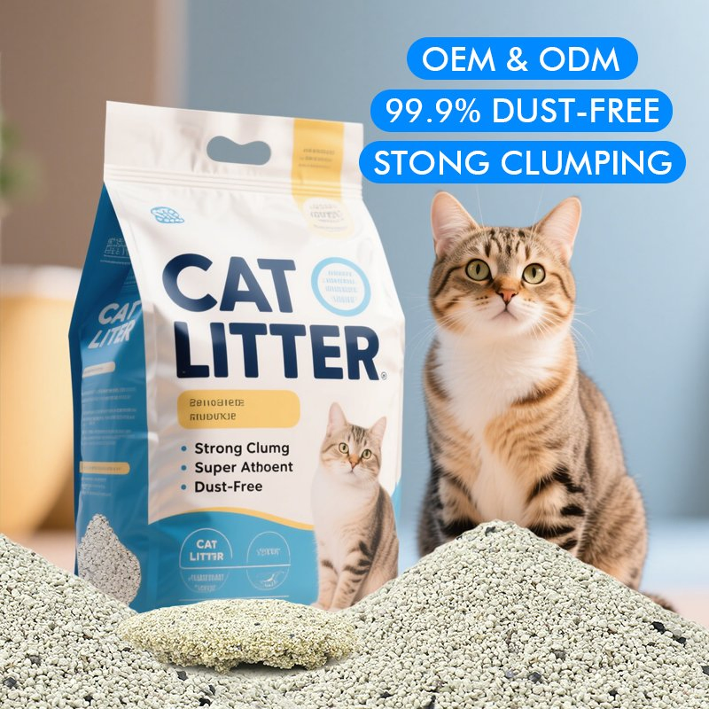 99% Dust Free Hypoallergenic Bulk Bentonite Cat Litter