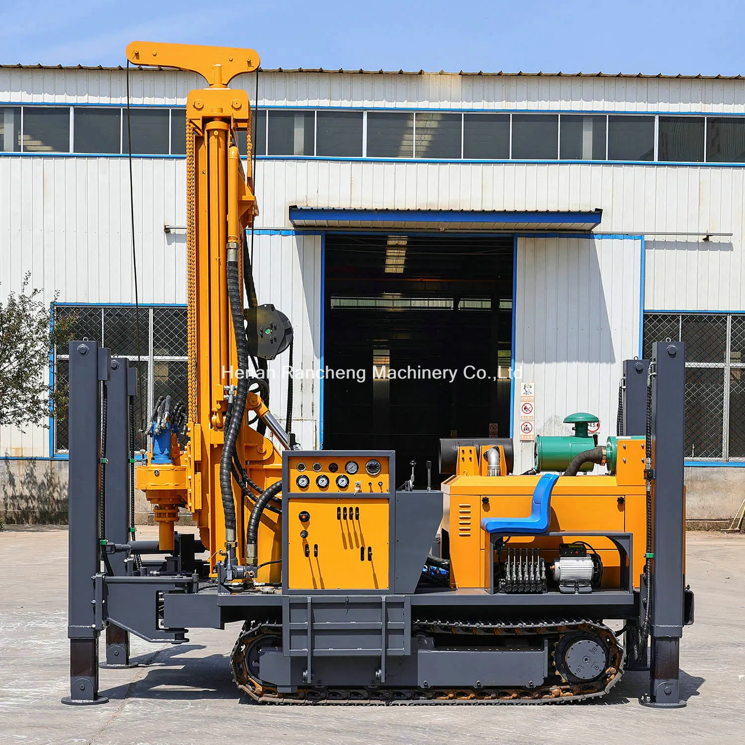 300m Water Well Drilling Rig Hydraulic Deep Well Drilling Rig Machine/ Borehole Drilling Machine with 85kw Diesel Engine