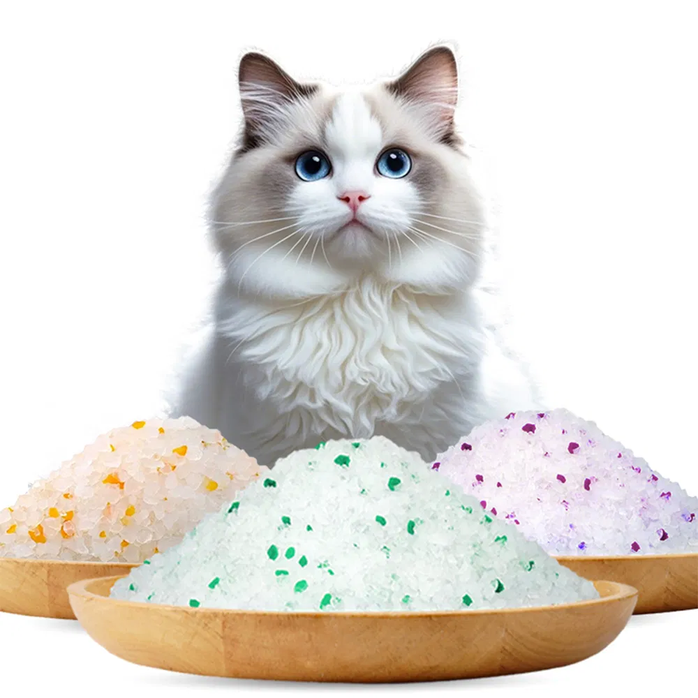 Factory Price Natured High Absorption &amp; Odor Controls Dust Free Silica Gel Crystal Cat Litter
