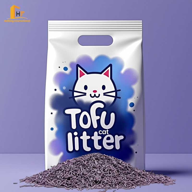 100% Natural Plant Based Eco Friendly Dust Free Fast Clumping Quick Absorption Water Soluble High Quality Tofu Cat Litter