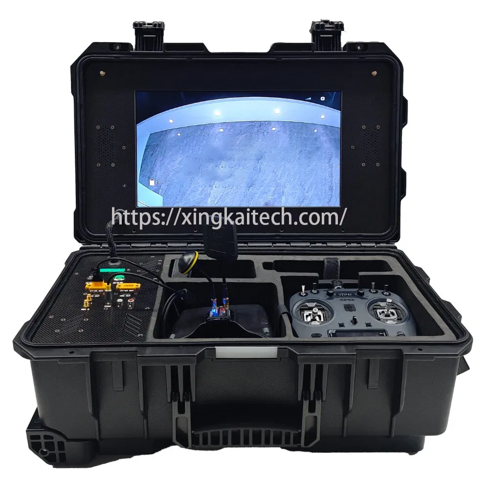 Fpv Drone Mission Case Video Screen Mounted 5.8g Goggler Portable Ground Control System Remote Controller Battery Accessories