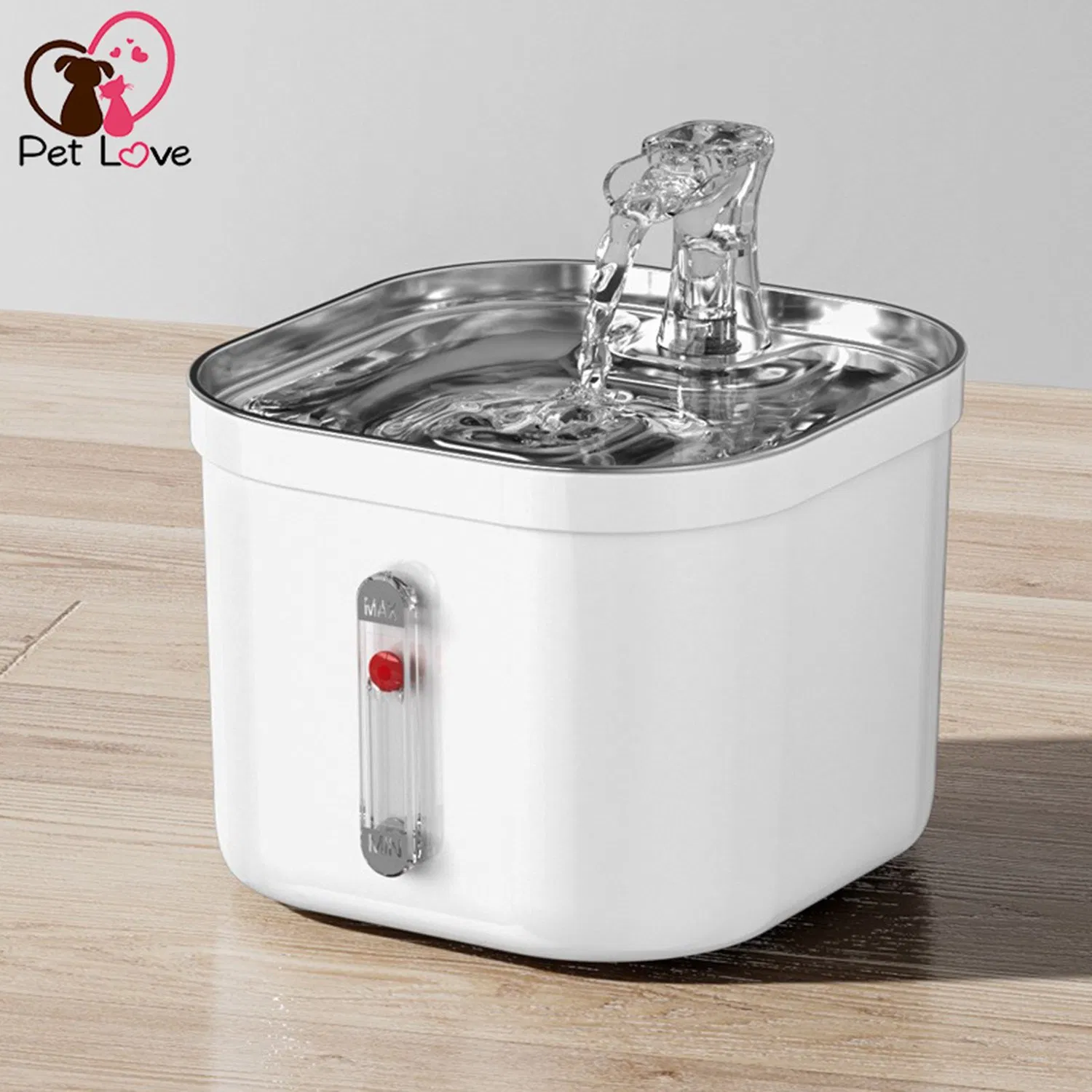 Automatic Pet Water Dispenser Stainless Steel Indoor Circulating Water Fountain