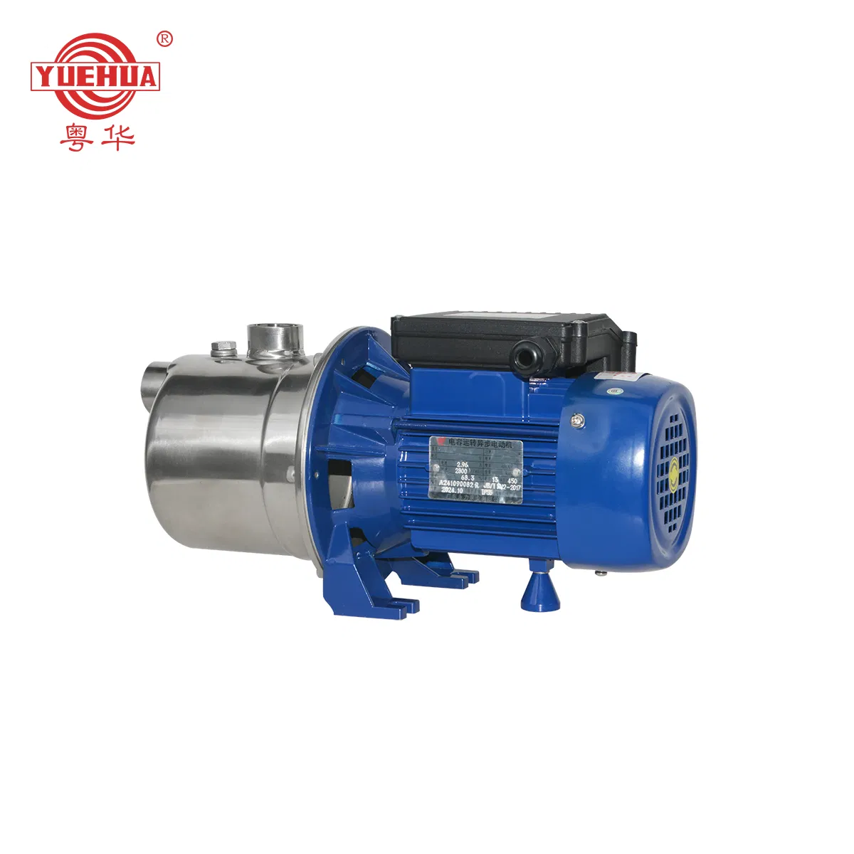 YUEHUA Puddle Irrigation Pond Fountain Fluid Transfer Jet Recirculating Sprinkler Booster Grease Electric Pump For House
