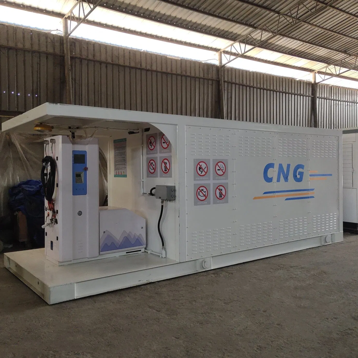 Integrated 1200nm3/H Smart PLC Control Remote Water Proof CNG Daughter Refueling Station