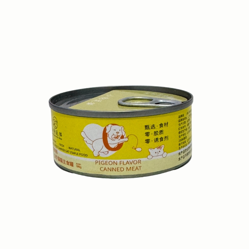 High-Quality Canned Cat Staple Food, 100 Grams, Canned Cat Wet Food, Customized by ODM, Wholesale by OEM Factory.