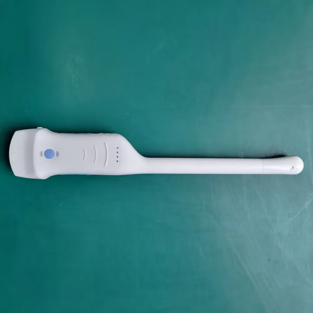 Handheld Adaptive Button-Controlled Convex-Endocavity Ultrasound Probe for Obstetric Fetal Growth Monitoring