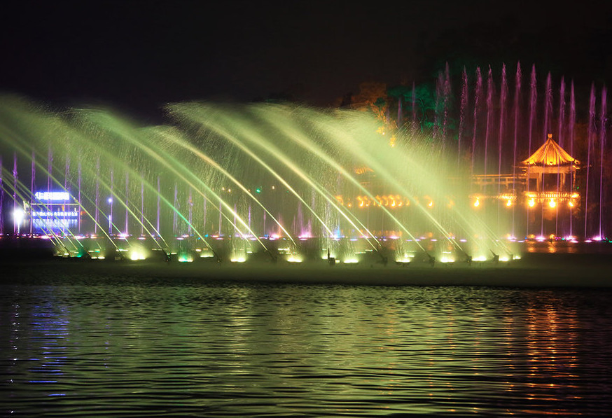 High Tech Outdoor 304 Stainless Steel Digital Fountain Price