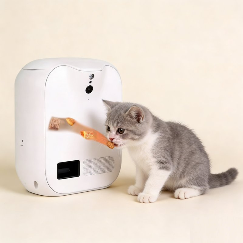 Pet Treat Dispenser Video Intercom Remote Control Pet Product