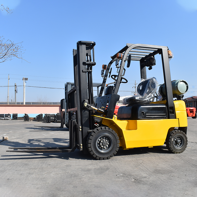 Mingyu 1.5ton/1500kgs Gas/LPG Forklift 3m/4.5m/5m/6m Lifting Height, with Japanese Isuzu/Nissan/Mitsubishi Engine, with Side Shift, Cabin, Triplex Mast