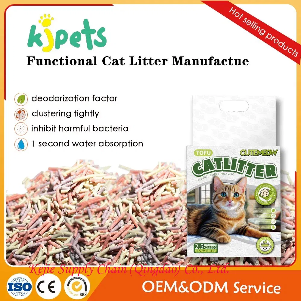Premium Clumping Tofu Cat Litter for Fast Cleanup