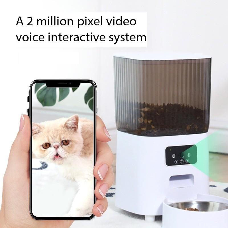 New WiFi Pet Smart Automatic Feeder Timed and Quantitative Pet Feeding Machine