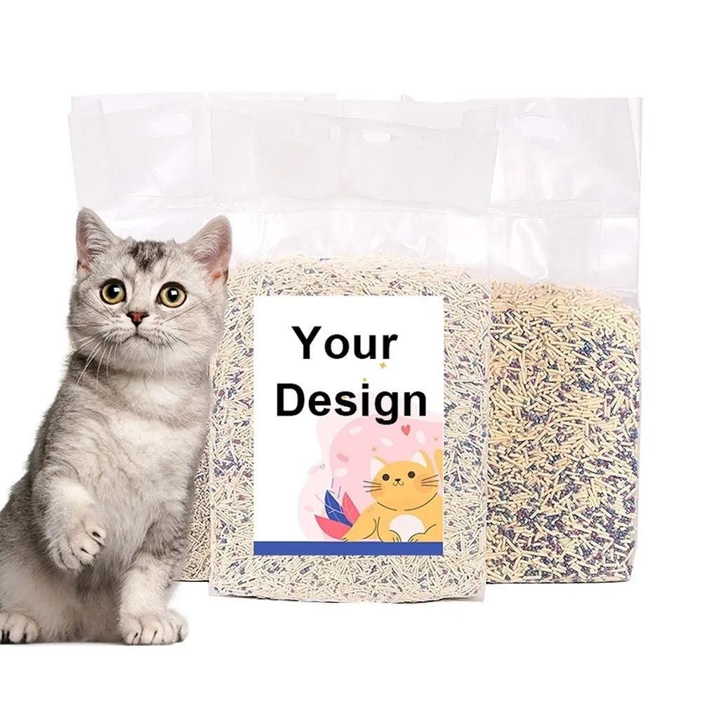 Ultra-Lightweight 5kg/Bag OEM Custom Tofu Mixed Cat Litter