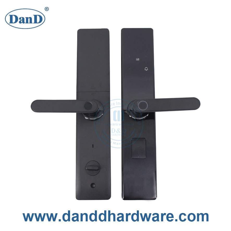 Wholesale Market Keypad Front Door Waterproof Biometric Innovative Fingerprint Handle Smart Electronic Keyless Card Digital Intelligent Hotel Door System Locks