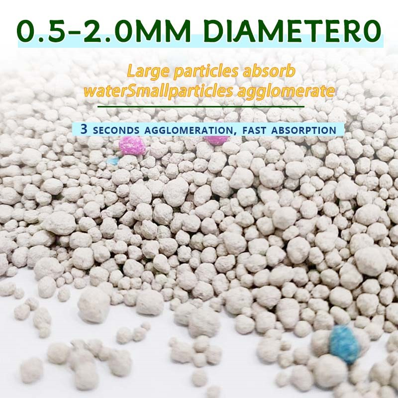 Arena Para Gatos OEM/ODM Wholesale Pet Supplies with Added Odor-Removing Natural Bentonite Cat Litter Dust-Free and Low-Traceability