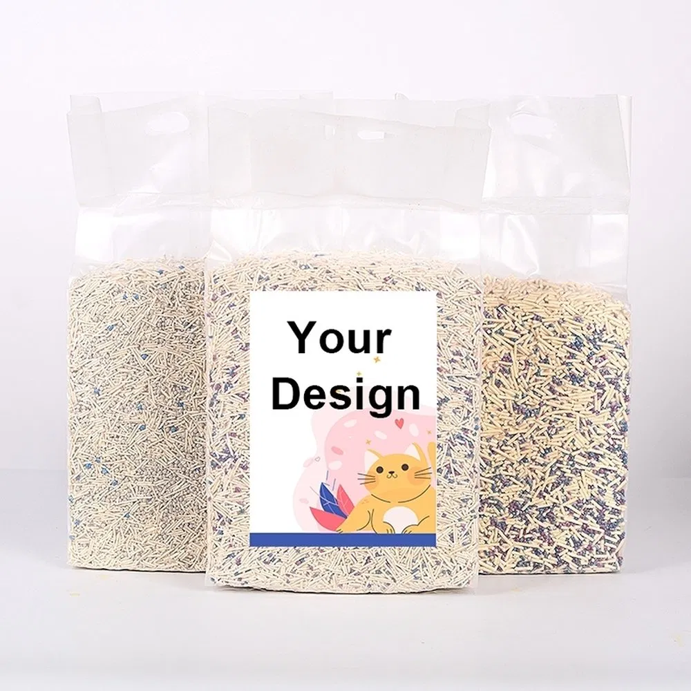 Hypoallergenic Lavender Fragrance OEM ODM Custom Mixed Cat Sand Kitty Litter