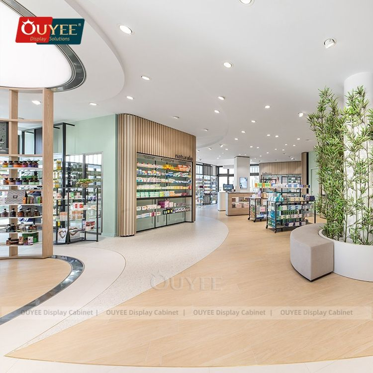 Beauty Sectional Cabinets for Pharmacies Pharmacie Shelf Medicine Display Rack