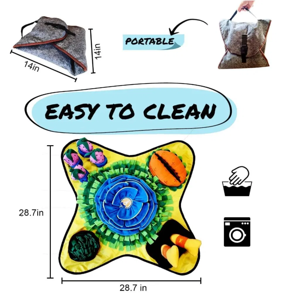 Snuffle Ball Anxiety Relief Dog Feeding Mat Enrichment Dog Puzzles for Dogs