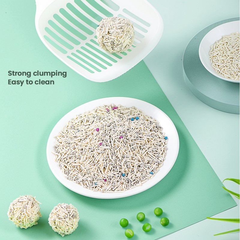 Industrial Grade Mixed Cat Litter Manufacturer Bentonite Kitty Litter and Tofu Kitty Sand Antibacterial Deodorising Low Dusting Non Staining Cat Litter