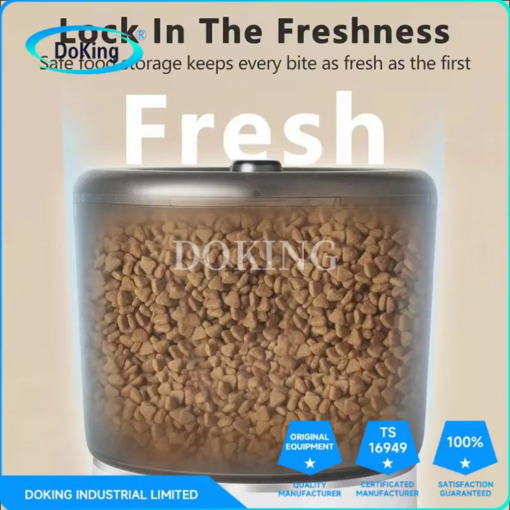 Wellfine Portable Smart Pet Feeder 1.5kg USB Dry Food Dispenser 4L