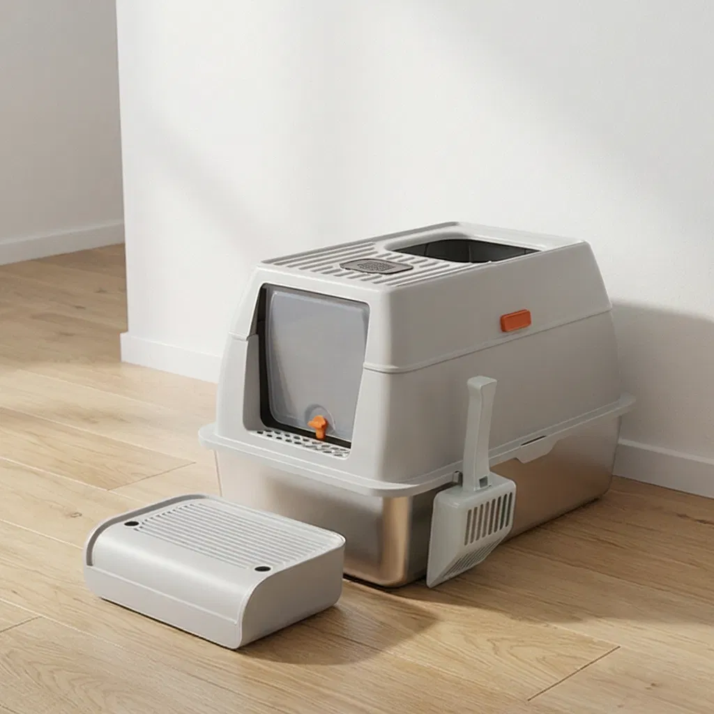 Versatile Durable Multi-Cats Cat Litter Box for Easy Maintenance