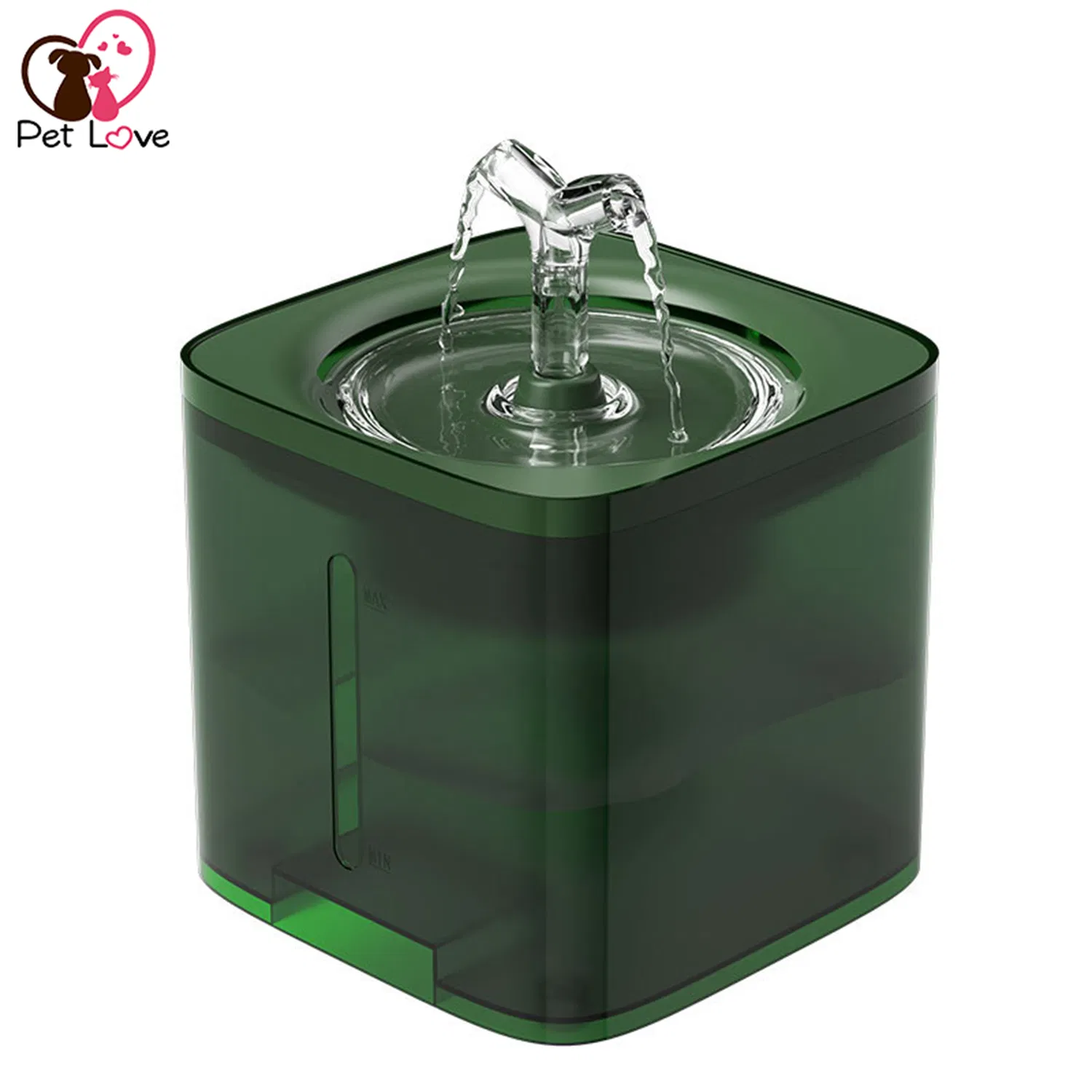 Compact Indoor Pet Water Dispenser with Continuous Flow Fountain