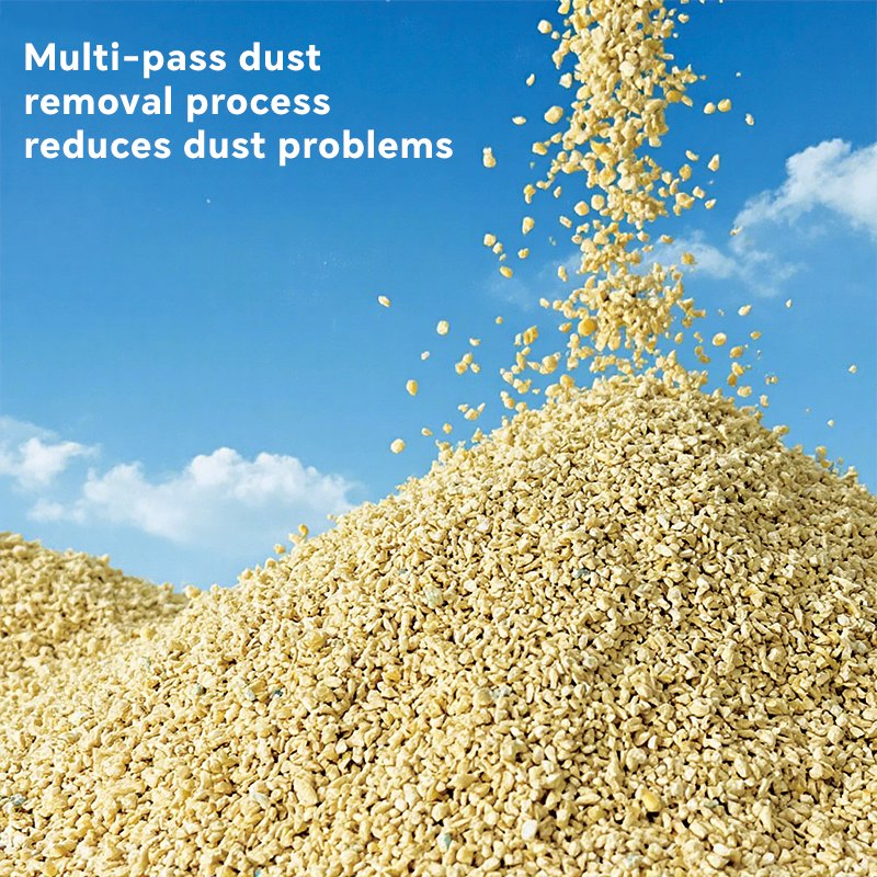 Factory Direct Eco-Friendly Clumping Cat Litter Super Absorbent Natural Soybean Fragmented Crushed Tofu Cat Litter Low Dust Quick Clumping Premium Odor Control