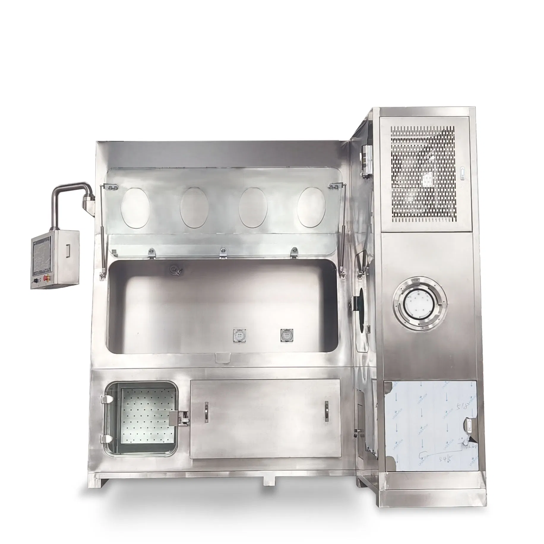 Hjclean Factory Direct Sales CE ISO Positive Pressure Sterile Aseptic Pharmaceutical Isolator with Vhp Sterilization Online Particle Counter Monitoring System