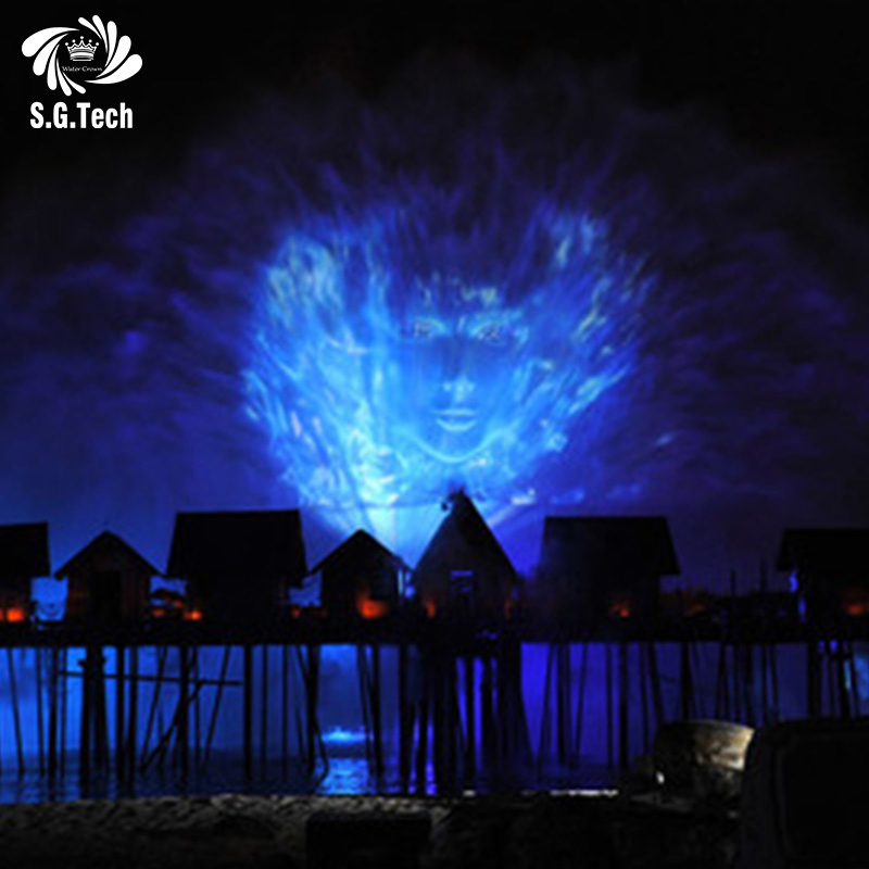 High Tech Movie Narrative Digital Water Feature Fountain