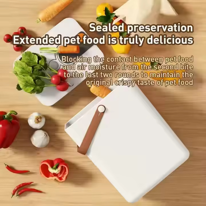 Hot Selling Pet Product Electric 13L Pet Smart Food Storage Bucket Airtight Seal Keep Freshness