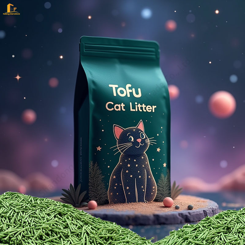 Find The Most Reliable China Based Tofu Cat Litter with Natural Plant Ingredients Fast Clumping and Strong Deodorizing Abilities Green Tea Tofu Cat Litter