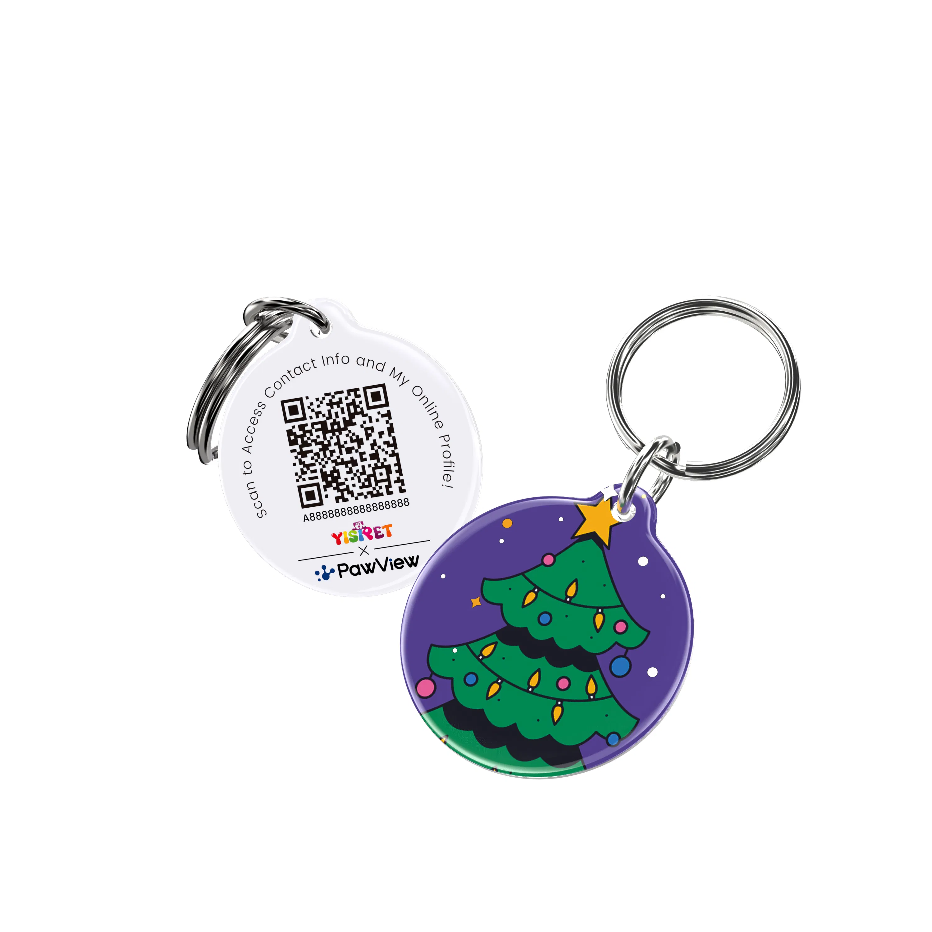 Customizable Smart Qr Code Pet Tag Tracker Collar for Pets Pet Product