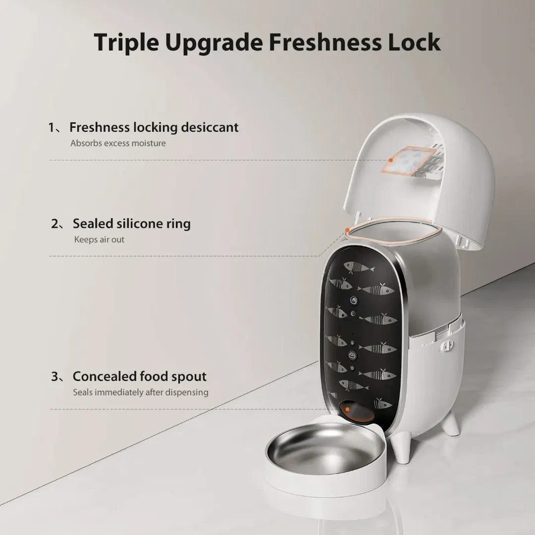 Intelligent APP Feeding Smart Pet Feeder with Voice Video Interaction