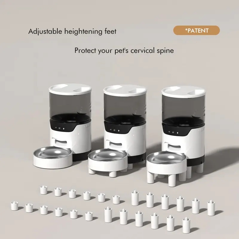 Smart Life APP WiFi Automatic Pet Feeder 10s Voice Recording Timing Feeding Cat Feeder