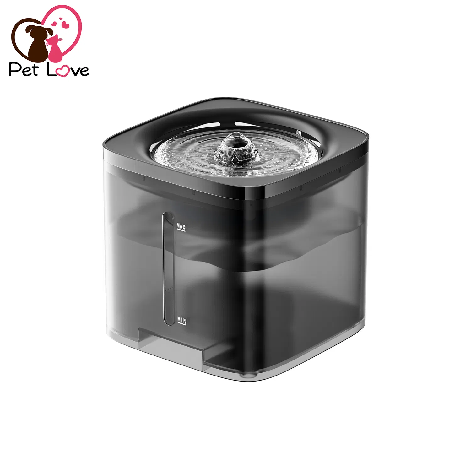 Compact Indoor Pet Water Dispenser with Continuous Flow Fountain