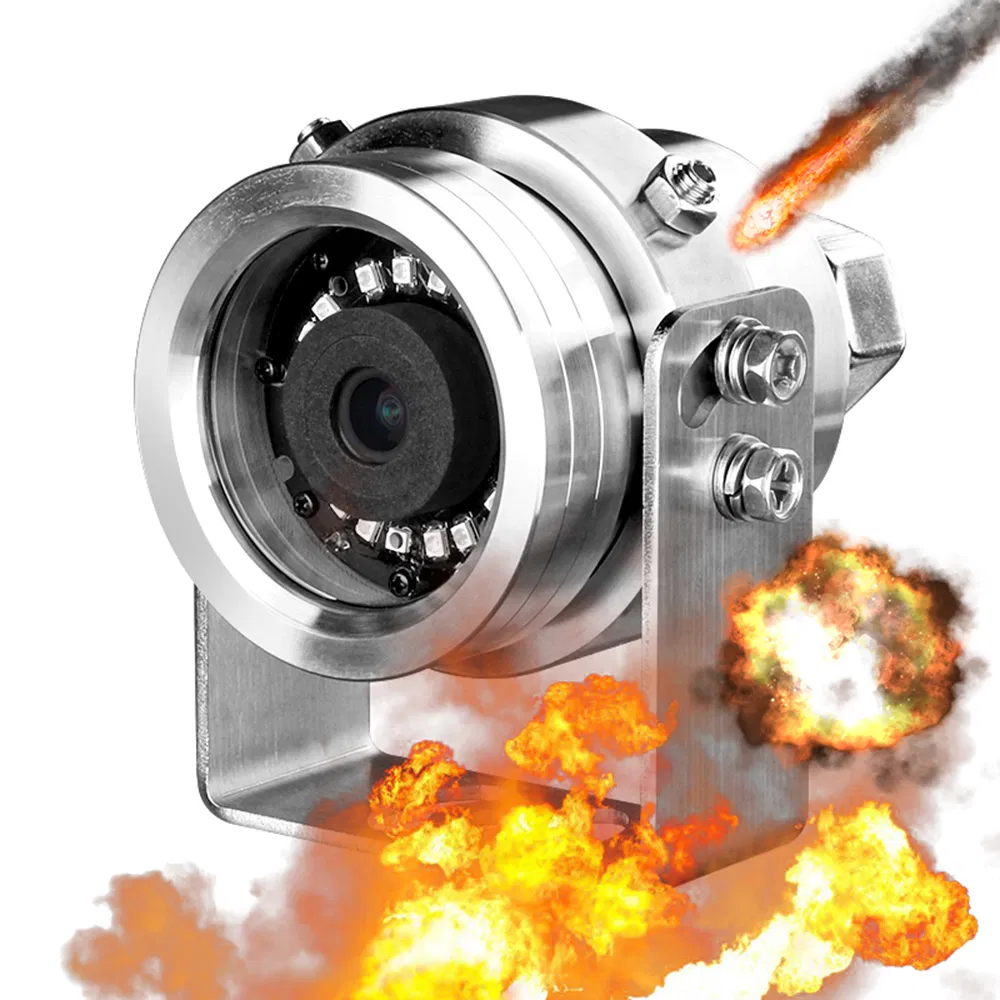 Ga-Ex1fi-M8sg 4K 8MP@30fps Ex 304 316 Stainless Steel Explosion Proof IP Poe Security CCTV Camera Anti-Corrosion/Wave Surge/Acid Rain