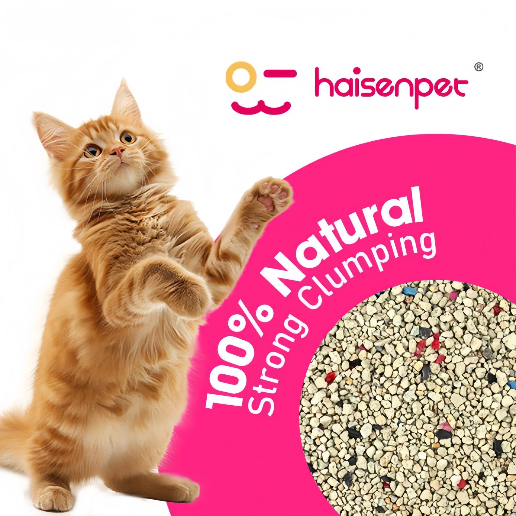 Absorbent Clumping Antibacterial Dust Free Volcanic Rock Cat Litter Bulk Storage