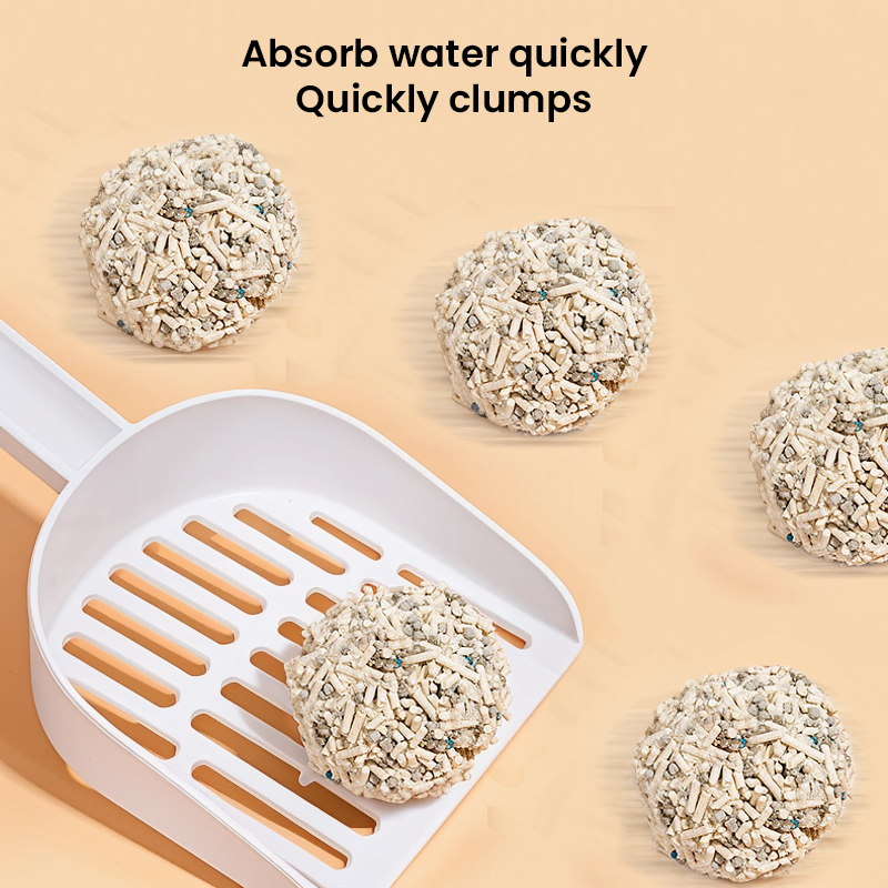 Cat Litter Manufacturer Made in China Natural Bentonite Tofu Mixed Cat Litter Easy to Clean Biodegradable Pure Natural Lavender Cat Litter