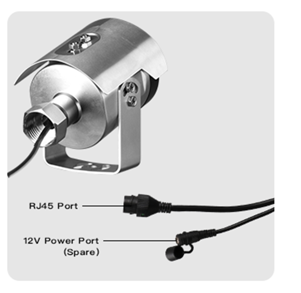 Ga-Ex3fi-M8g Heavy-Duty Stainless Steel Housing Explosion Proof Night Vision Poe IP Surveillance CCTV Camera Wide Angle