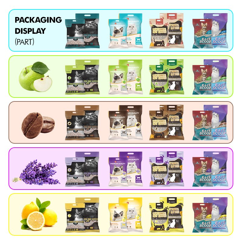 99% Dust Free Hypoallergenic Bulk Bentonite Cat Litter