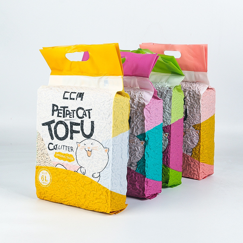 Pet Product Tofu Cat Litter Low Dust Deodorization Four Fragrances Antibacterial