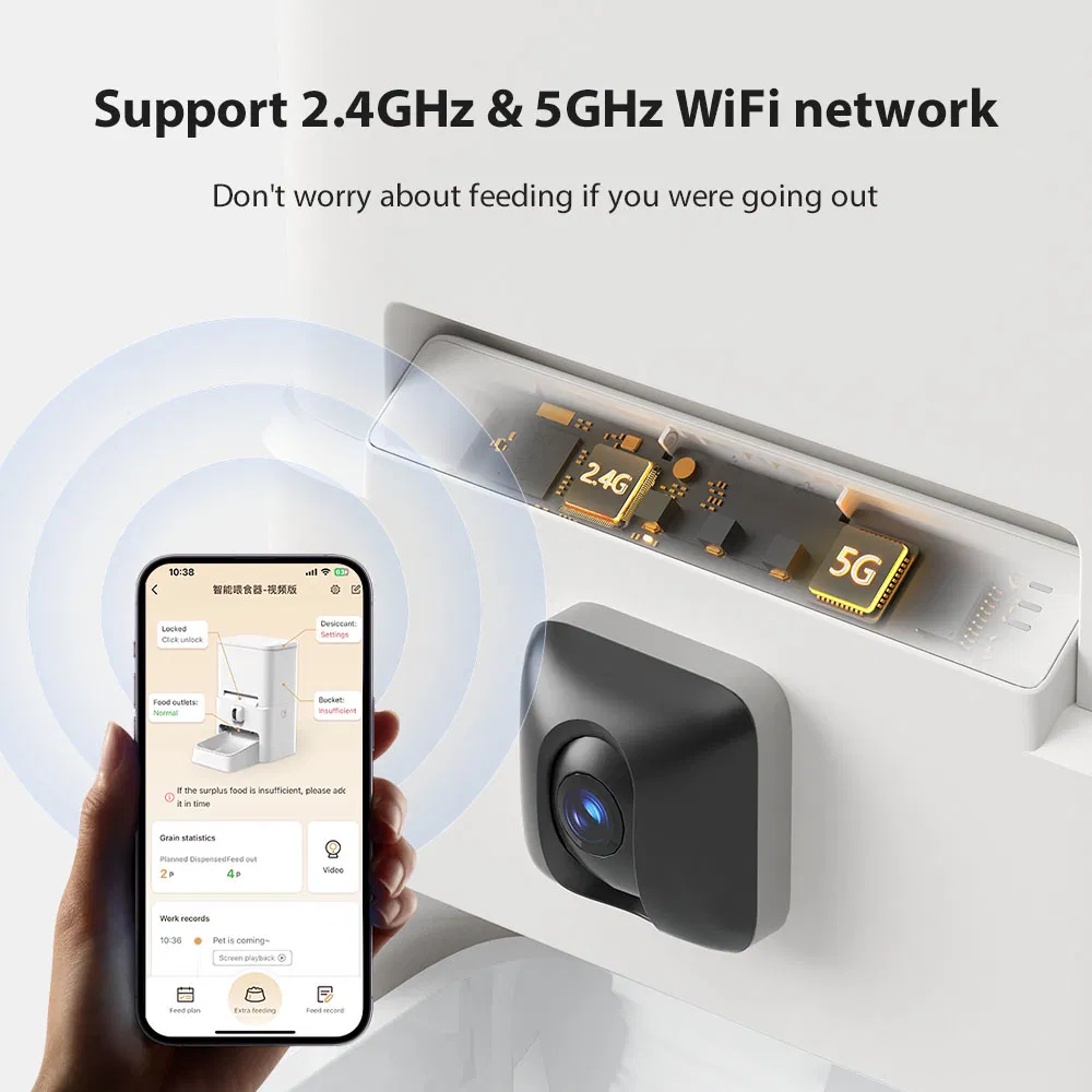 Smart Feeding Automatic Feeding Smart Pet Feeder for Business Trips