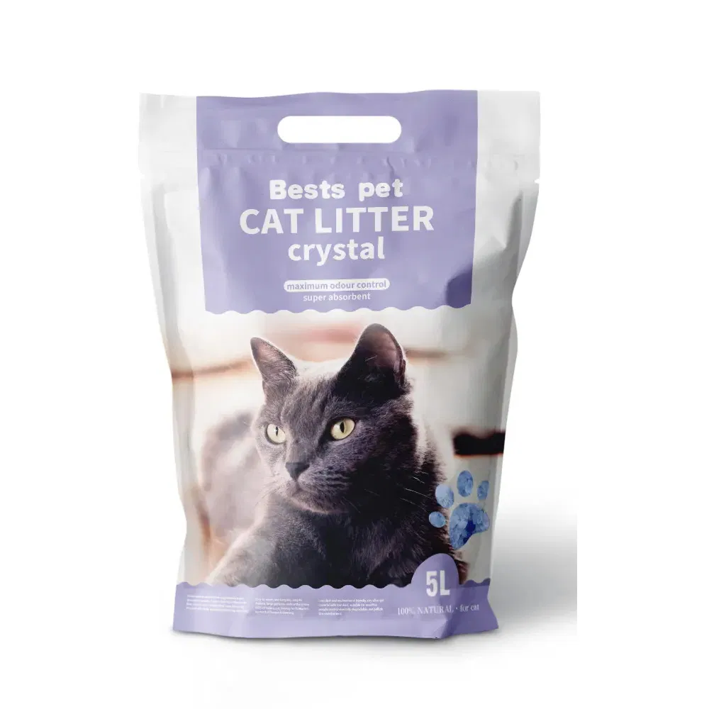 Fast Water Absorption Efficient Absorption Odor Strong Deodorization Durable Antibacterial Silica Gel Cat Litter Custom