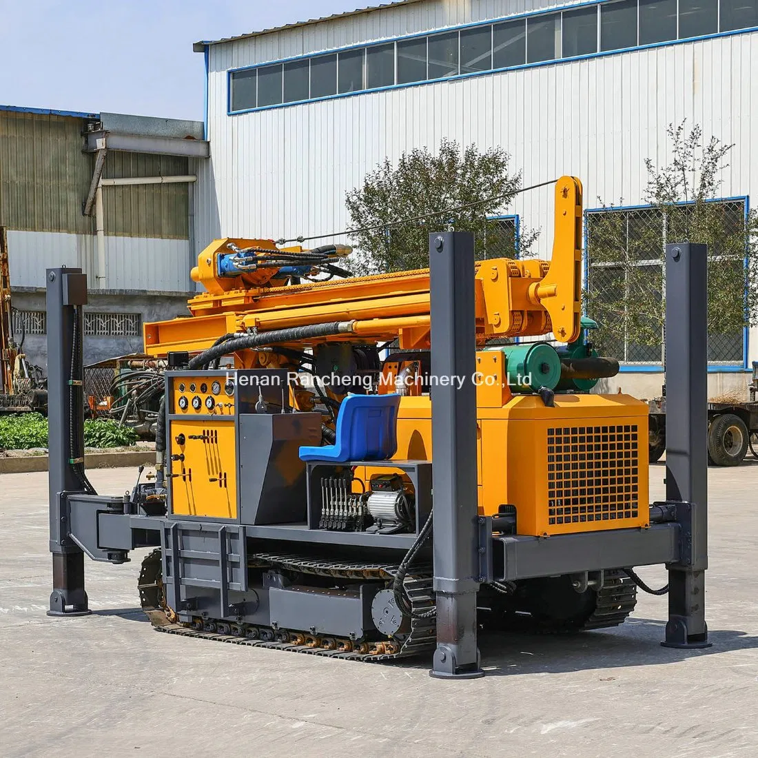 300m Water Well Drilling Rig Hydraulic Deep Well Drilling Rig Machine/ Borehole Drilling Machine with 85kw Diesel Engine