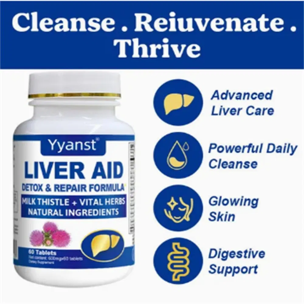 OEM/ODM Liver Support and Weight Loss Detox Tablets for Wellness