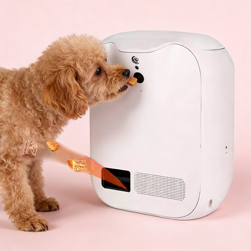 Automatic Feeder Video Intercom Cat Dog Smart Toy Pet Product