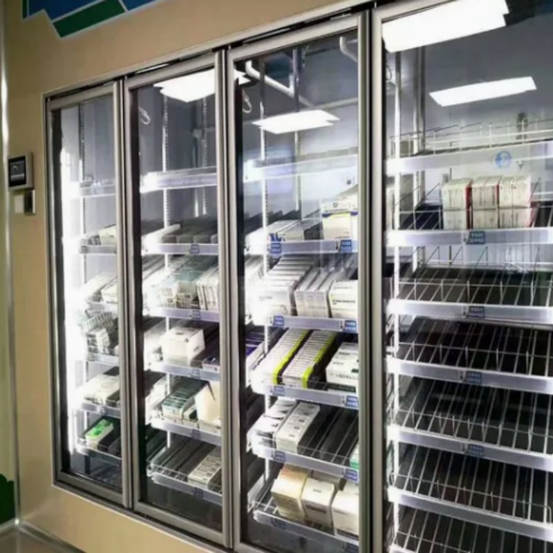 Commercial Glass Door Walk-in Cooler for Optimal Product Storage