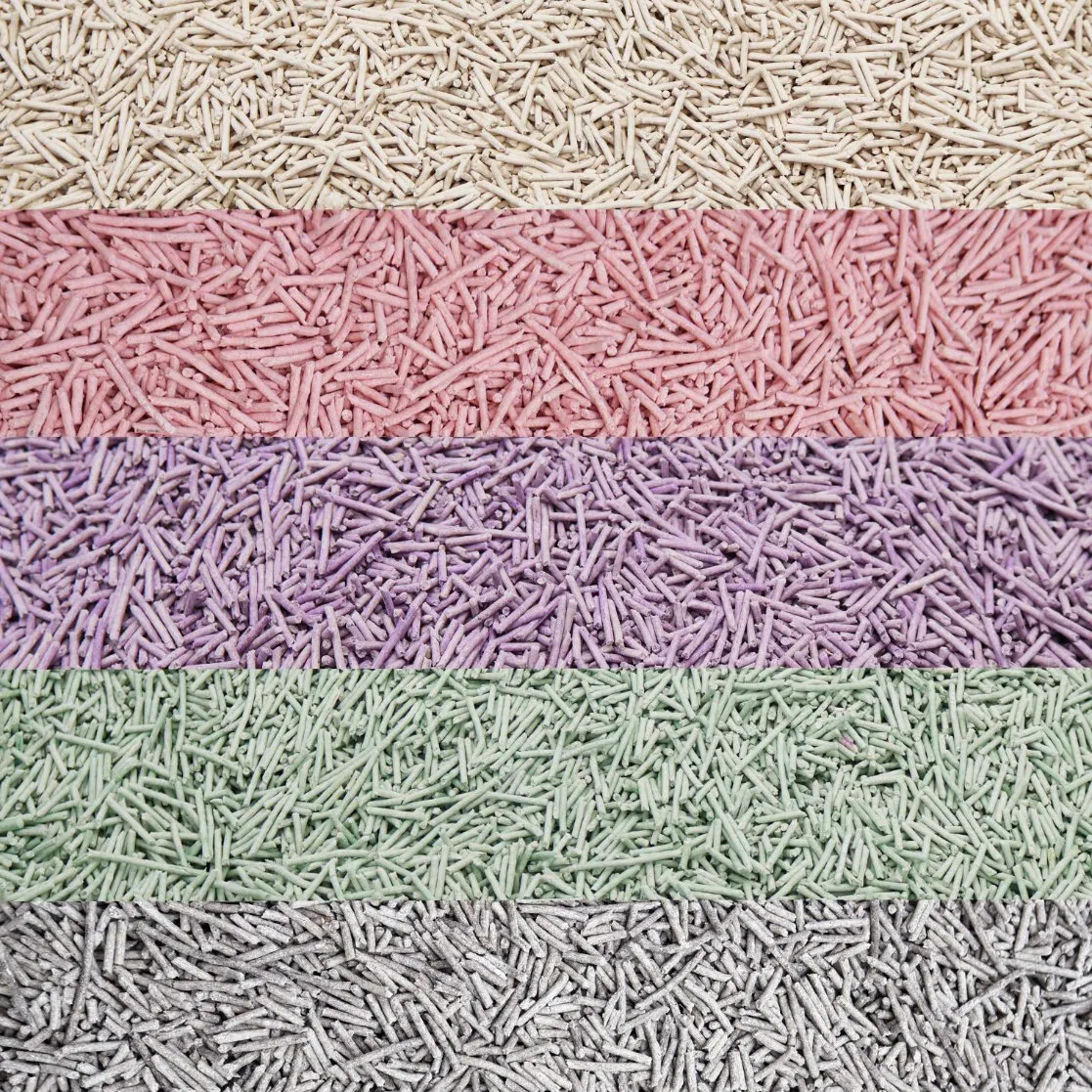 Quality Economical Super Fast Moisture Absorption Flavor Strip Tofu Cat Litter Strong Clumping Clay Cat Sand OEM ODM Cat Litter Factory Natural