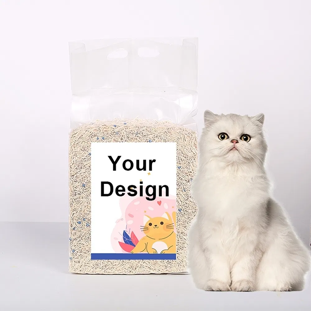 Ultra-Lightweight 5kg/Bag OEM Custom Tofu Mixed Cat Litter