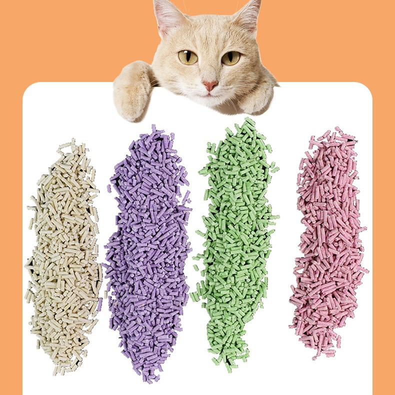 Pet Product Tofu Cat Litter Low Dust Deodorization Four Fragrances Antibacterial